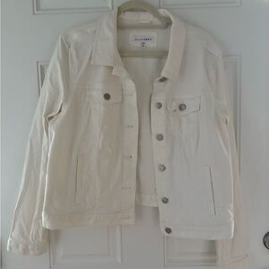 Loft Cream Denim Jacket